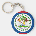 Belize Flag BZ Keychains