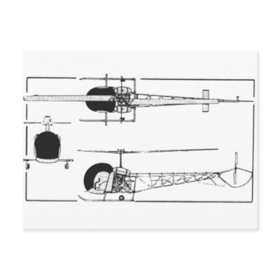 Bell 47 Helicopter Postcards by iflytandemrotor