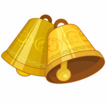 Bell Christmas Ornament Acrylic Cut Outs