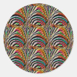 Bell, Gong : Ancient Temple Wall Engraved Art Sticker