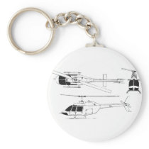 Bell Jet Ranger / TH- Key Chain