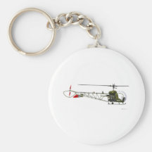 Bell OH-13 Sioux Keychains