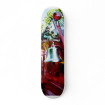Bell on Fire Engine Custom Skate Board