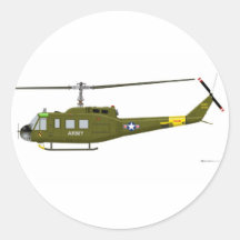 Bell UH-1D Iroquois Sticker