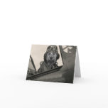 Bella As A 1940's Pilot Greeting Card