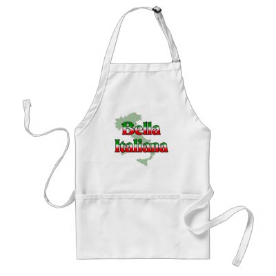 Bella Italiana (Beautiful Italian Woman) Apron by claybuster