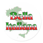 Bella Italiana (Beautiful Italian Woman) stickers