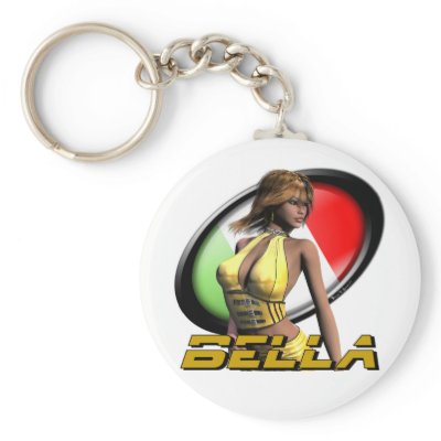 Bella Means Beautiful in Italian Pinup Keychain! by sexyshirts2