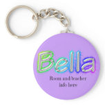 Bella Name Tag Key Chain keychains
