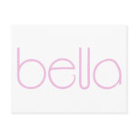 Bella pink Postcard