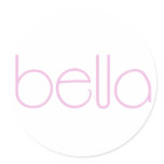 Bella pink Sticker