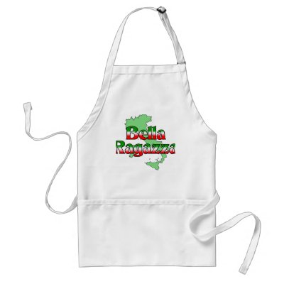 Bella Ragazza (Beautiful Italian Girl) Apron by claybuster