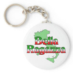 Bella Ragazza (Beautiful Italian Girl) keychains