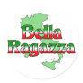 Bella Ragazza (Beautiful Italian Girl) Sticker