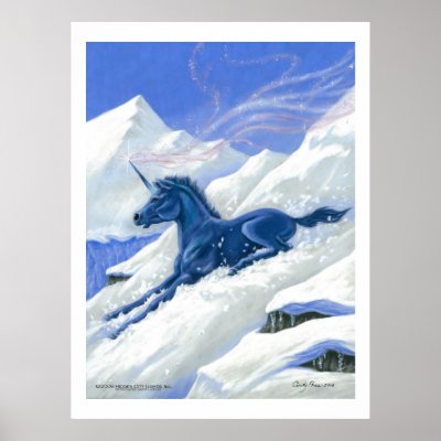 Bella Sara Toboggan - print by cindypriceart