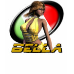 "Bella" Sexy Italian 3D Fantasy Pinup Girl T Shirt