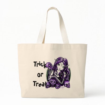 Belladonna Purple Fae Halloween Trick or Treat Bag