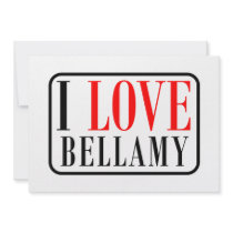 Bellamy, Alabama City Design Personalized Invite