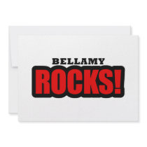 Bellamy, Alabama City Design Custom Invitations