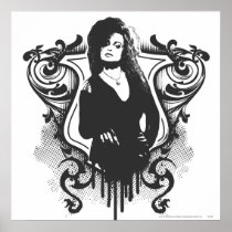 Bellatrix Lestrange Dark Arts Design Poster
