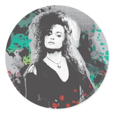 Bellatrix Lestrange Graphic Logo Round Stickers by harrypotter