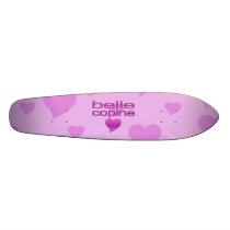 Belle Copine Pink & Purple Love Hearts Skateboard Decks