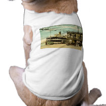 Belle Isle Steamer, Woodward Ave. Landing, Detroit Doggie T Shirt