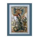 Bellerophon slays the Chimaera postcards