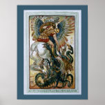 Bellerophon slays the Chimaera Print