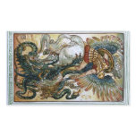 Bellerophon Slays the Chimaera Rectangle Stickers