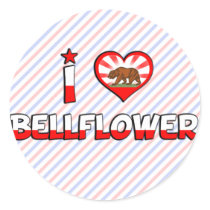 Bellflower, CA Round Sticker