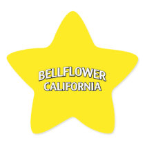 Bellflower California Star Sticker