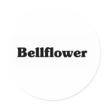 Bellflower Classic t shirts Round Stickers