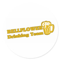Bellflower Drinking Team tee shirts Stickers
