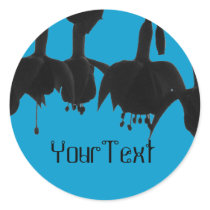 Bellflower's Shadow Round Sticker