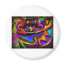 Bellgull Vase Abstract Painting Magnet