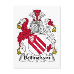 Bellingham Family Crest Postcard