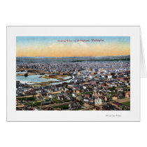 Bellingham, Washington - Aerial of City Cards