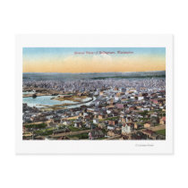 Bellingham, Washington - Aerial of City Post Card