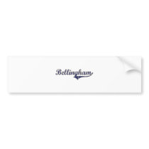 Bellingham Washington Classic Design Bumper Stickers