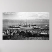 Bellingham, Washington - Ocean Vessels Print