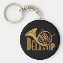 Bells Up Horn Key Chain
