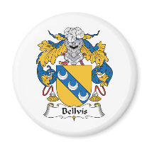 Bellvis Family Crest Fridge Magnet