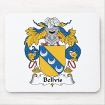 Bellvis Family Crest Mouse Mats