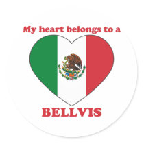 Bellvis Round Sticker