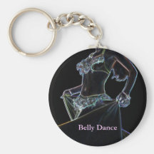 Belly Dance black Key Chain