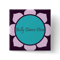 Belly Dance Diva Lotus Flower Buttons