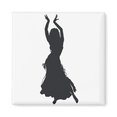 belly dance magnet by moonbeam00