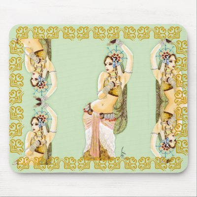 Belly Dance Mouse Pad by KittensRsoft