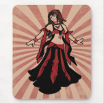 Belly Dancer Art Mouse Pad